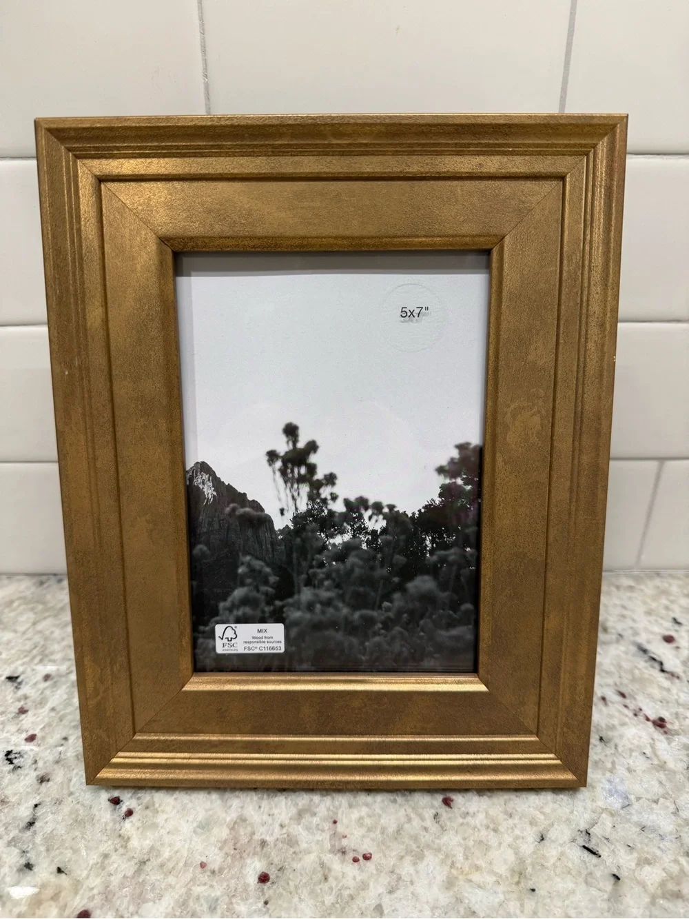 Threshold Real Wood Gallery Picture Frame Set (8x10 & 5x7) NWOT